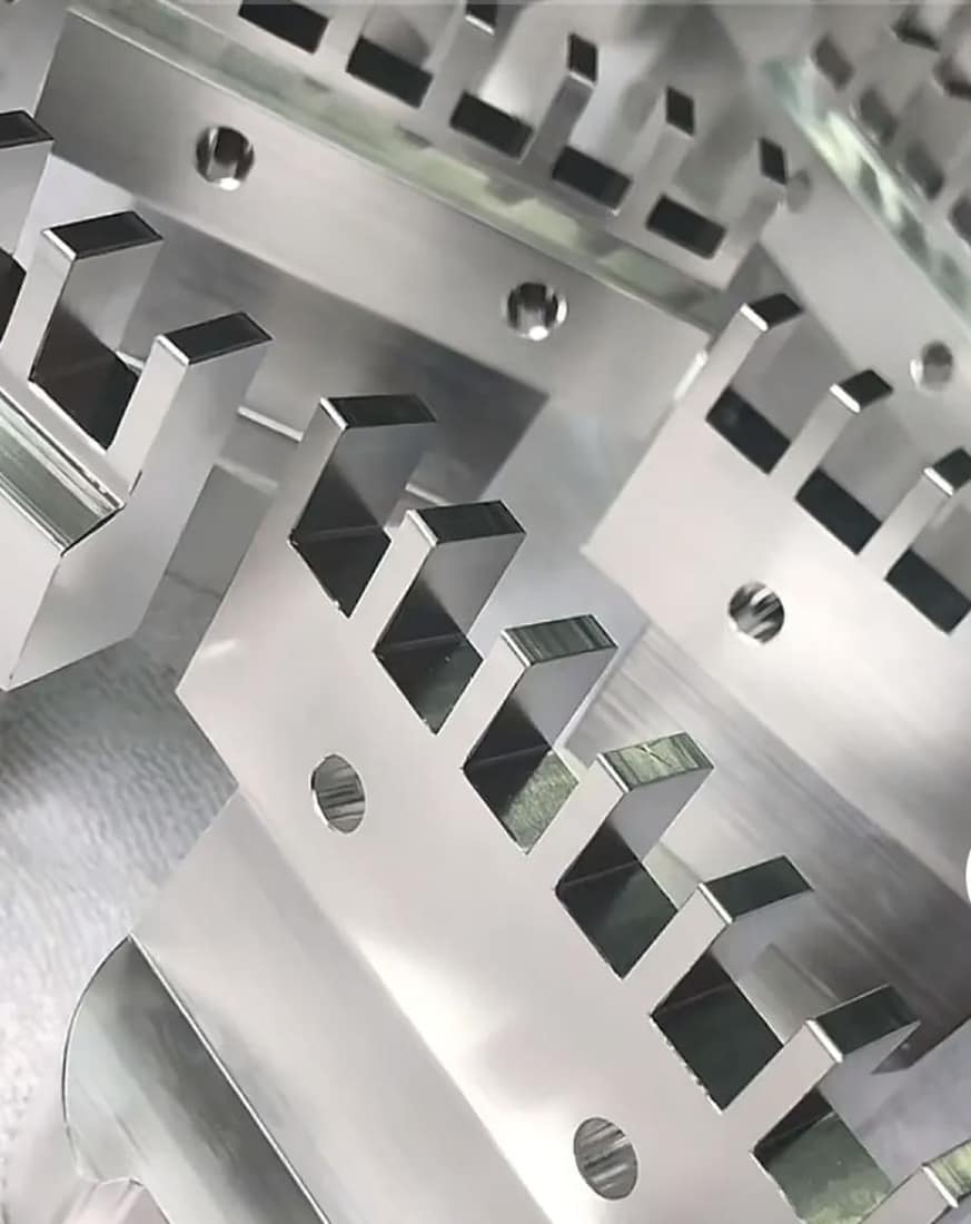 Zinc nickel plated automotive fasteners on a production tray
